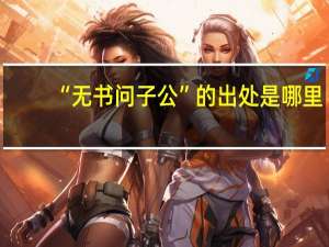 “无书问子公”的出处是哪里