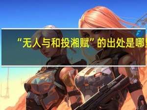 “无人与和投湘赋”的出处是哪里