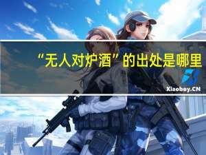 “无人对炉酒”的出处是哪里