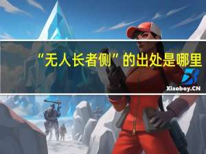 “无人长者侧”的出处是哪里