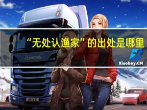 “无处认渔家”的出处是哪里