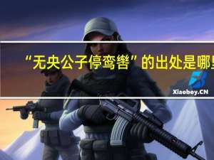 “无央公子停鸾辔”的出处是哪里
