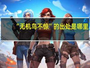 “无机鸟不惊”的出处是哪里