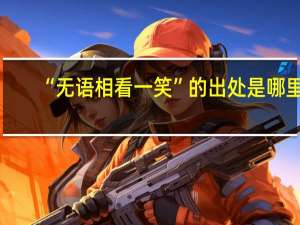 “无语相看一笑”的出处是哪里