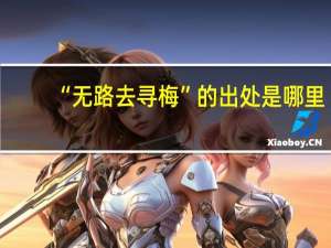 “无路去寻梅”的出处是哪里