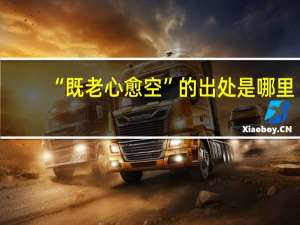 “既老心愈空”的出处是哪里