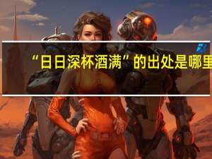 “日日深杯酒满”的出处是哪里