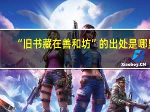 “旧书藏在善和坊”的出处是哪里