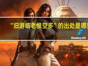 “旧游临老恨空多”的出处是哪里