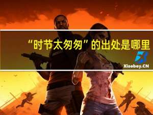 “时节太匆匆”的出处是哪里