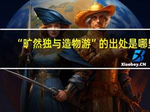 “旷然独与造物游”的出处是哪里