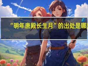 “明年唐殿长生月”的出处是哪里