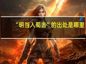 “明当入蜀去”的出处是哪里