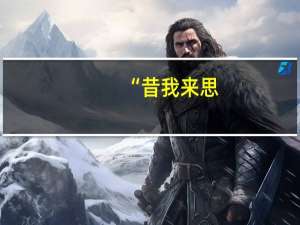 “昔我来思，桃李累累;今我往矣，杨柳依依”是什么意思