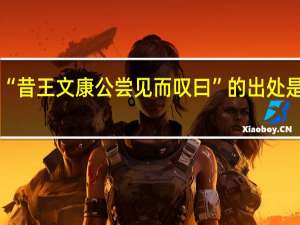 “昔王文康公尝见而叹曰”的出处是哪里