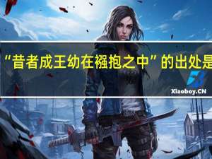 “昔者成王幼在襁抱之中”的出处是哪里