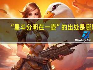 “星斗分明在一壶”的出处是哪里