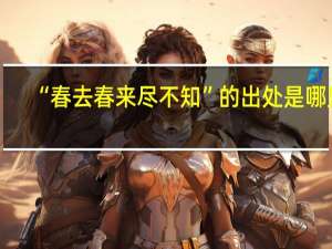 “春去春来尽不知”的出处是哪里