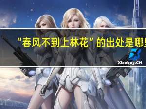 “春风不到上林花”的出处是哪里