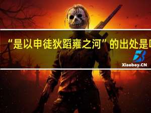 “是以申徒狄蹈雍之河”的出处是哪里