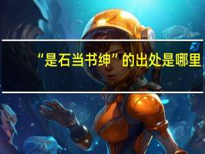 “是石当书绅”的出处是哪里