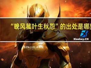 “晚风菰叶生秋怨”的出处是哪里