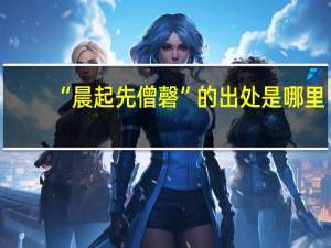 “晨起先僧磬”的出处是哪里