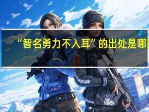 “智名勇力不入耳”的出处是哪里