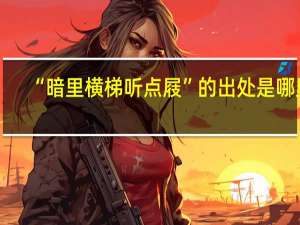 “暗里横梯听点屐”的出处是哪里