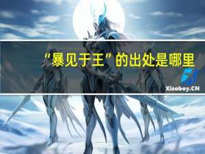 “暴见于王”的出处是哪里