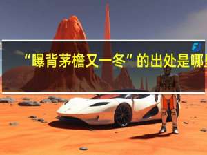 “曝背茅檐又一冬”的出处是哪里