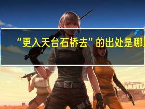 “更入天台石桥去”的出处是哪里