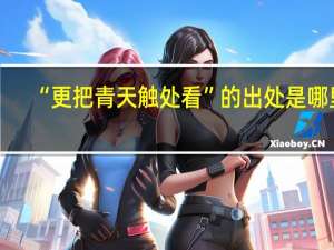 “更把青天触处看”的出处是哪里