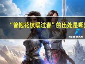 “曾抱花枝暖过春”的出处是哪里