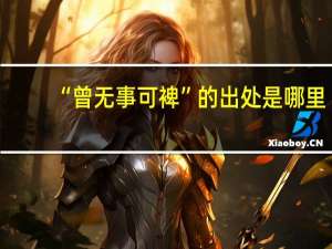 “曾无事可裨”的出处是哪里