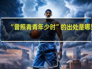 “曾照青青年少时”的出处是哪里