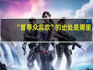 “曾荐众宾欢”的出处是哪里