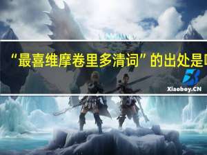 “最喜维摩卷里多清词”的出处是哪里