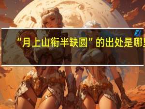 “月上山衔半缺圆”的出处是哪里
