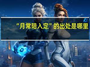 “月常陪入定”的出处是哪里