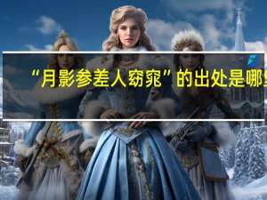 “月影参差人窈窕”的出处是哪里