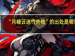 “月暗云迷竹外枝”的出处是哪里