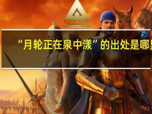 “月轮正在泉中漾”的出处是哪里