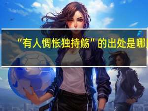 “有人惆怅独持觞”的出处是哪里
