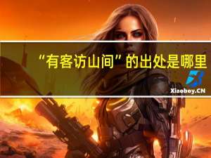 “有客访山间”的出处是哪里