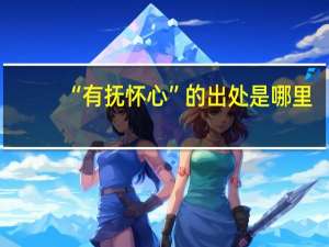 “有抚怀心”的出处是哪里