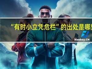 “有时小立凭危栏”的出处是哪里