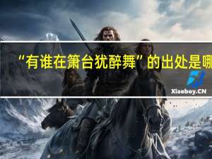 “有谁在箫台犹醉舞”的出处是哪里
