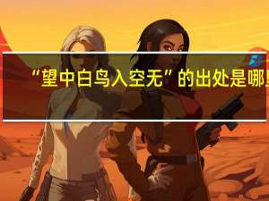 “望中白鸟入空无”的出处是哪里