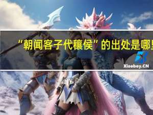 “朝闻客子代穰侯”的出处是哪里